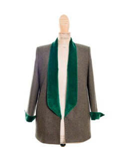 Blazer cuello smoking verde Barcelona