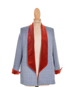 Blazer cuello smoking marrón teja Barcelona